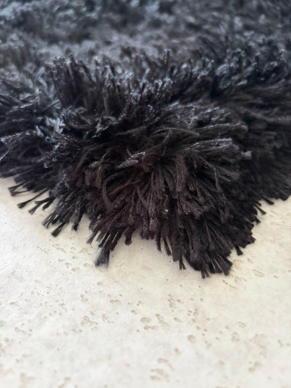 Zwarte mat., Ophalen, Zwart, Gebruikt, 200 cm