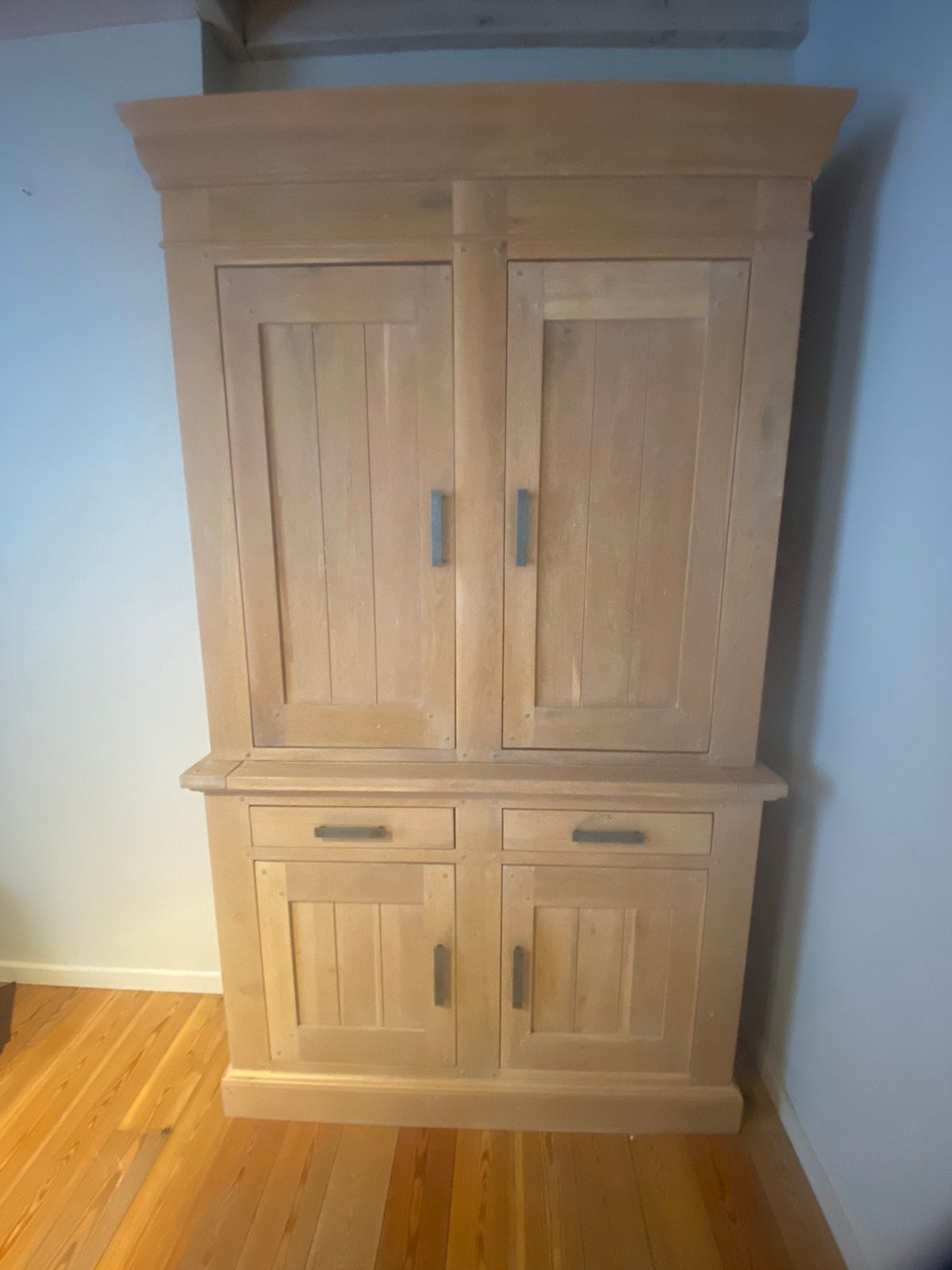Eiken kast, Huis en Inrichting, Ophalen, 100 tot 150 cm, 200 cm of meer, Eikenhout