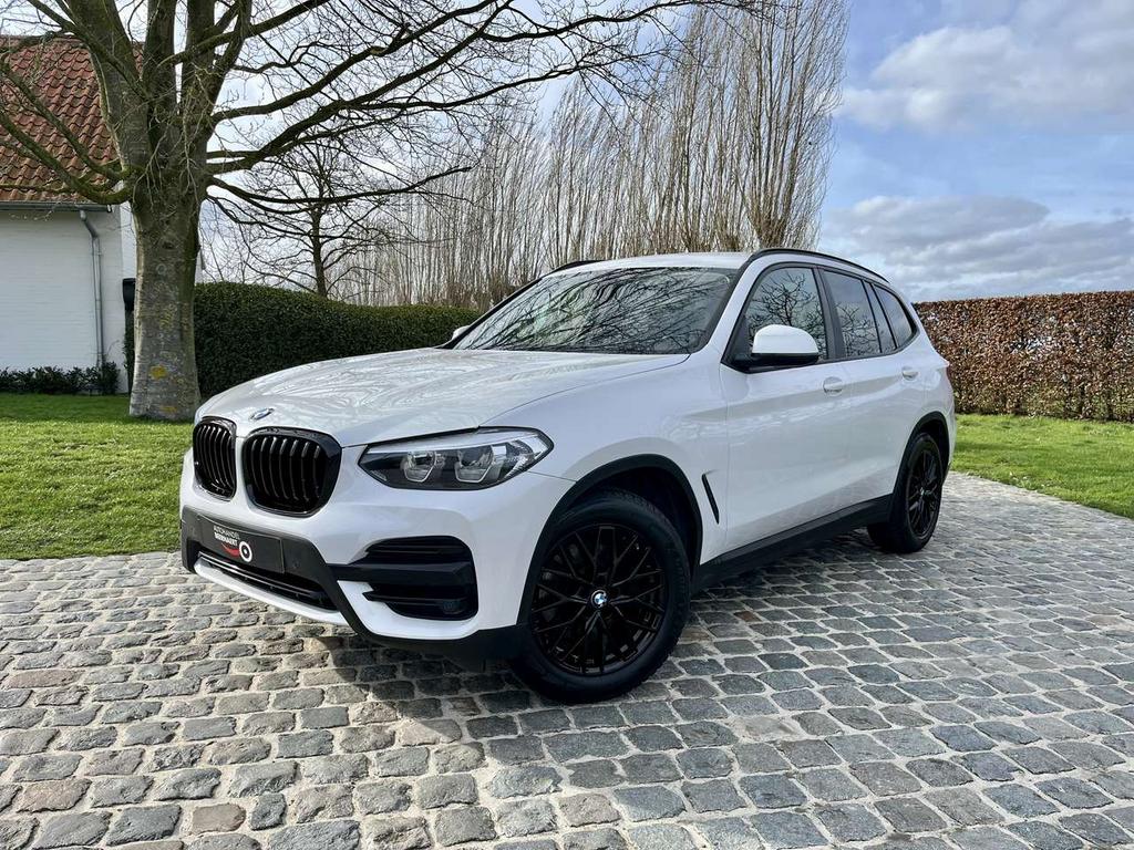 BMW X3 2.0 d sDrive/Leder/nav/pdc/cruise/garantie, Auto's, 1995 cc, Zwart, 4 cilinders, Wit