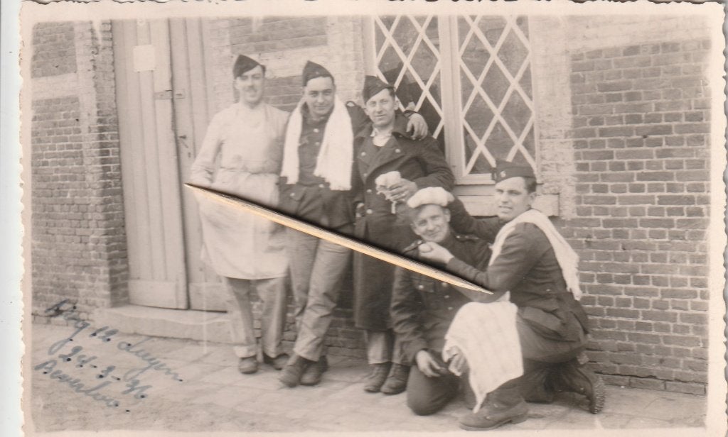Camp Van Beverloo, fotokaart, 2 scans, Verzamelen, Ophalen of Verzenden
