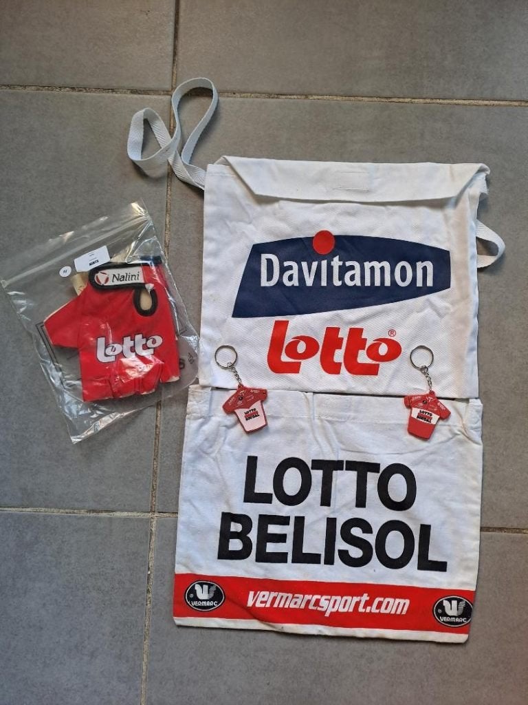 Lot Lotto Team, Fietsen en Brommers, Ophalen of Verzenden, Gebruikt, Kinderen, Handschoenen