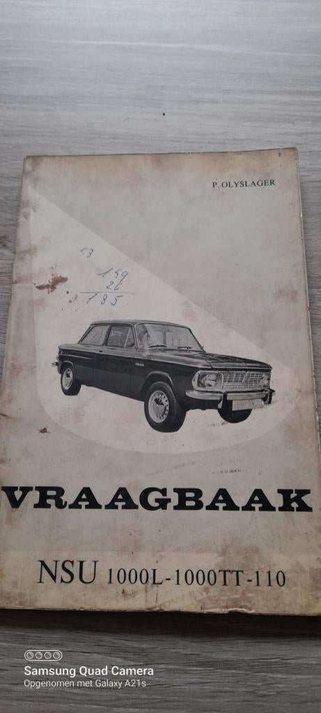 Vraagbaak NSU, Enlèvement
