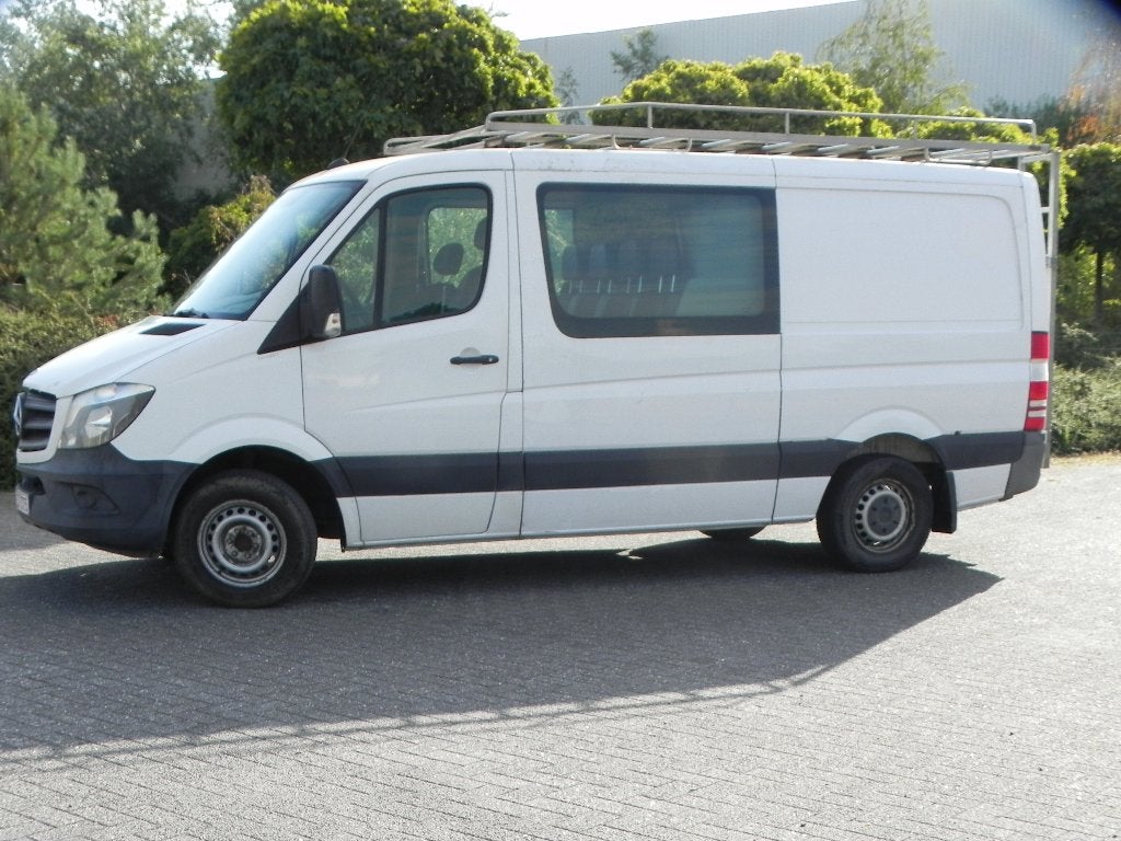 Mercedes Sprinter Airco,Navi, Auto's, Bestelwagens en Lichte vracht, Euro 5, 4 cilinders, Elektrische ramen, Wit