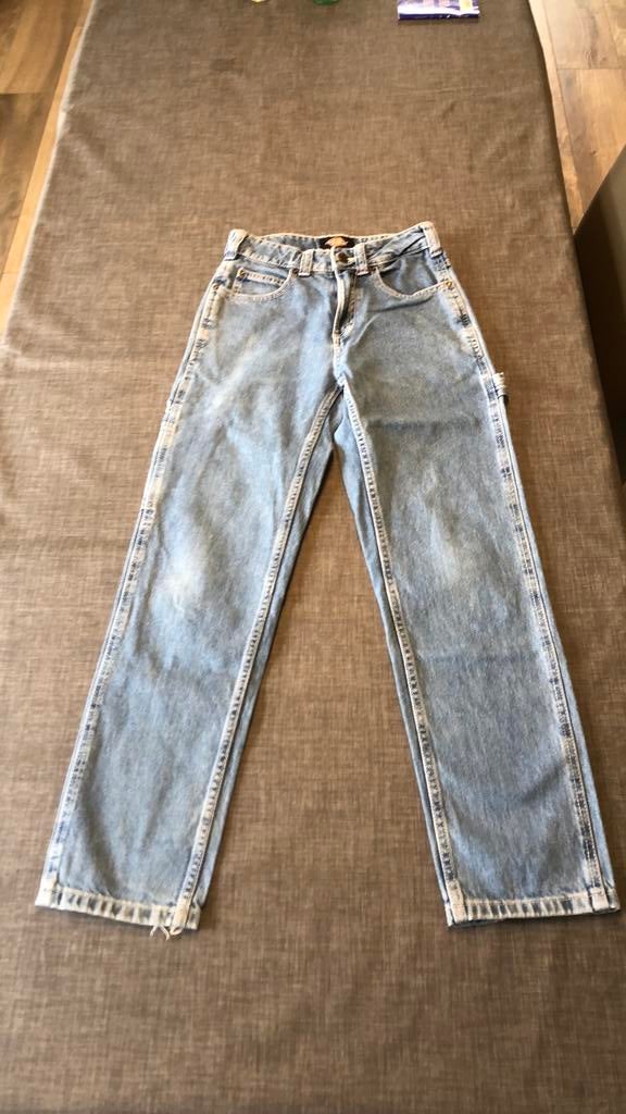 Jeansbroek Dickies maat 24 lichtblauw, Ophalen, Zo goed als nieuw