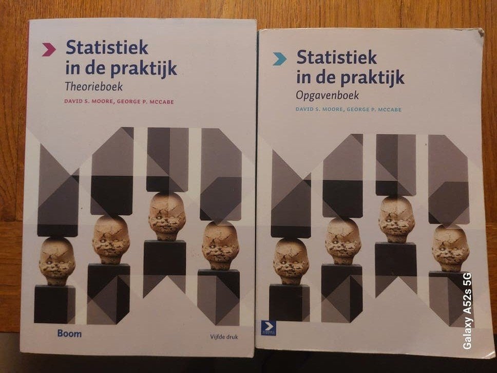 Statistiek in de praktijk - 2 boeken, Boeken, Ophalen of Verzenden