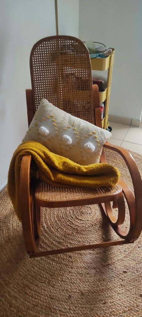 Fauteuil à bascule - beau design en bois, Enlèvement, Comme neuf, Bois