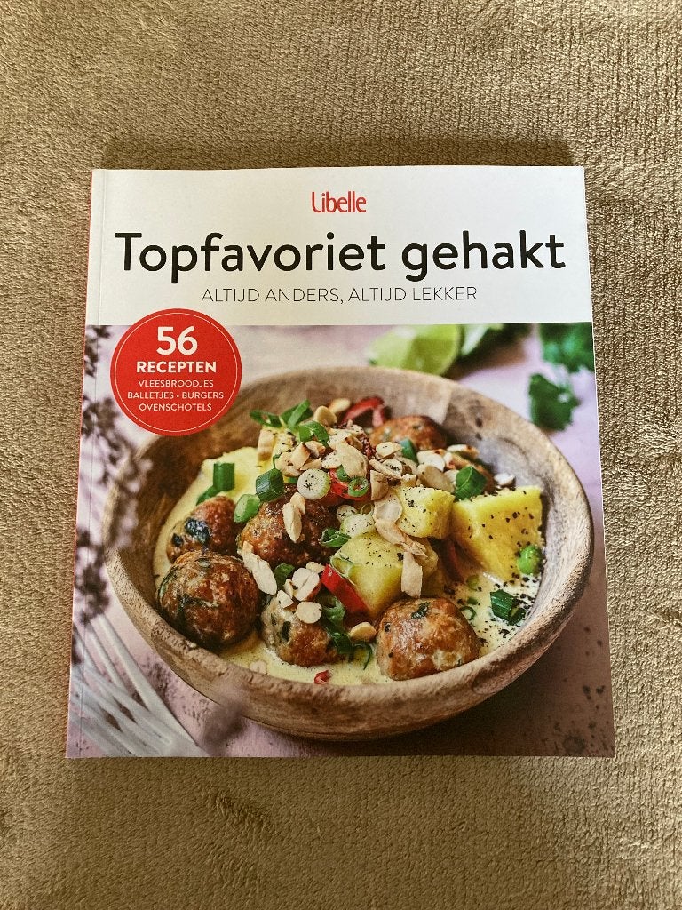 Kookboek Libelle : Topfavoriet gehakt. 56 recepten, 97 blz, Boeken, Ophalen of Verzenden, Zo goed als nieuw, Kookboek Libelle