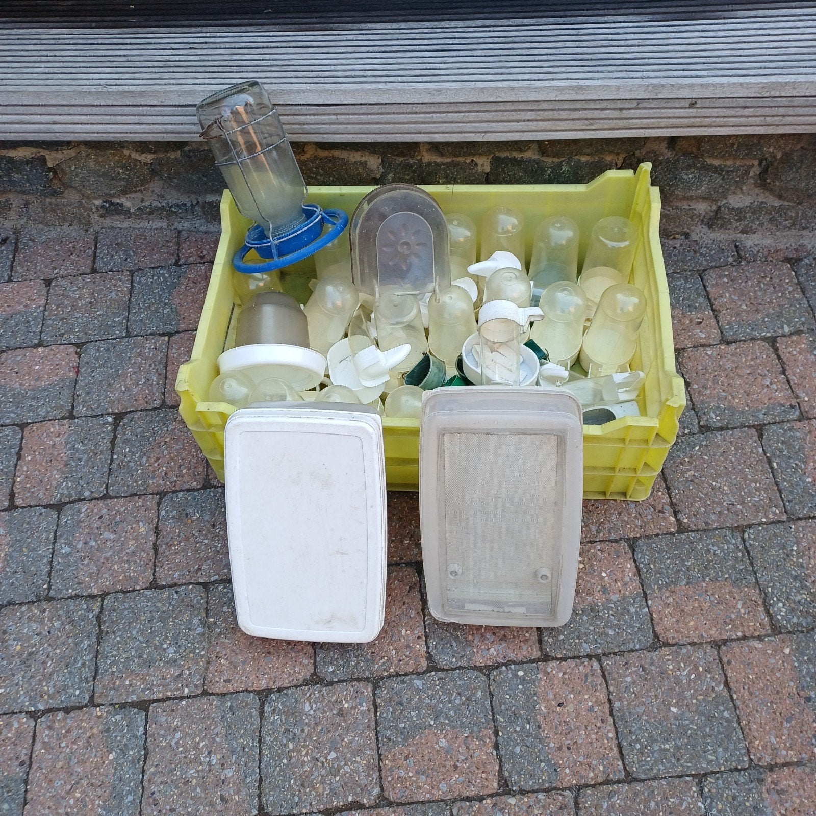 Drinkpotten voor vogels, Dieren en Toebehoren, Ophalen, Gebruikt