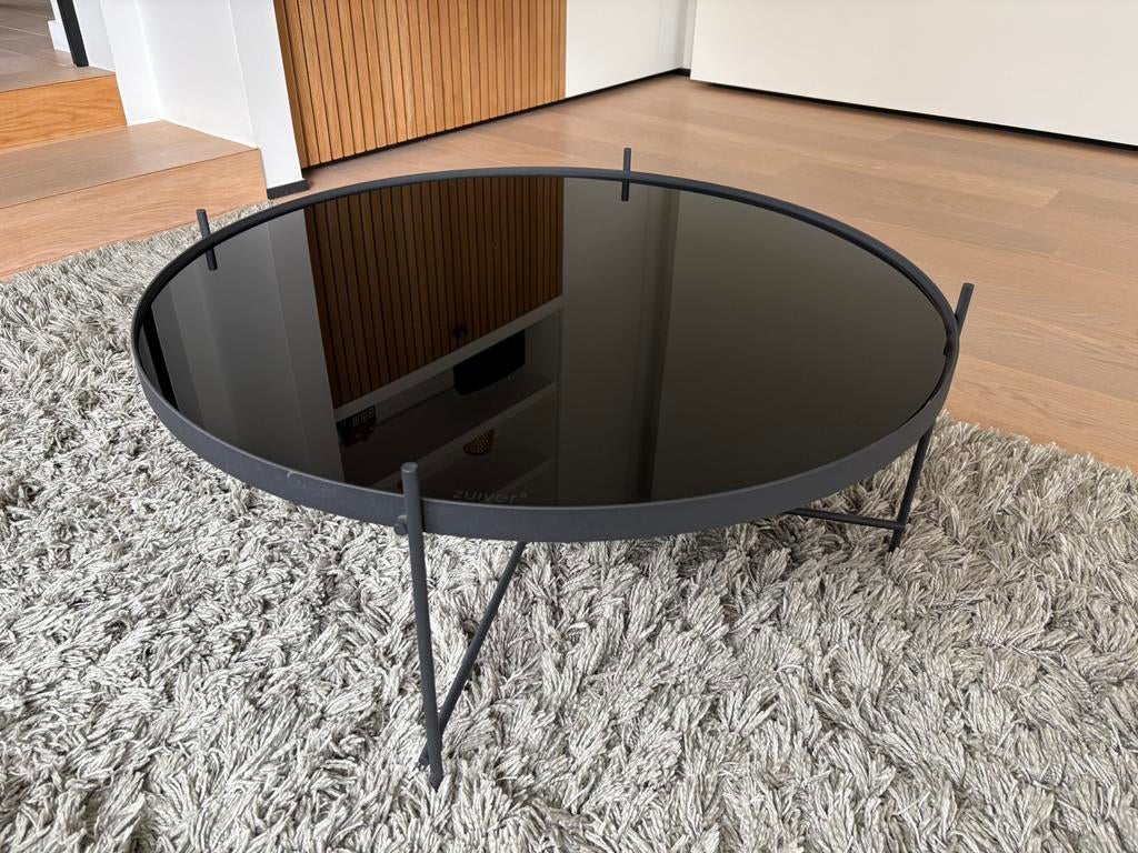 Salontafel Zuiver in perfecte staat, Huis en Inrichting, Tafels | Salontafels, Ophalen, Rond, 50 tot 100 cm, Zo goed als nieuw