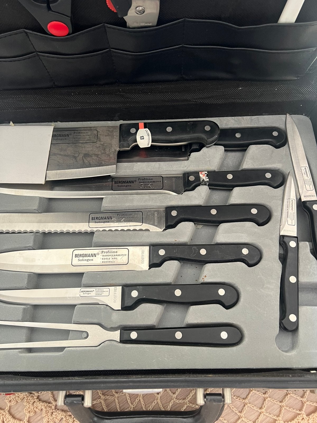 Set de couteaux Bergmann - Solingen, Enlèvement, Comme neuf