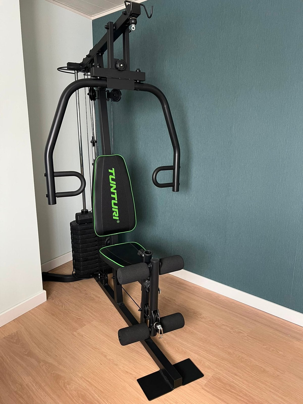 (MOET WEG) Tunturi HG20 Home Gym / Krachtstation, Sport en Fitness, Fitnessapparatuur, Zo goed als nieuw, Krachtstation, Armen