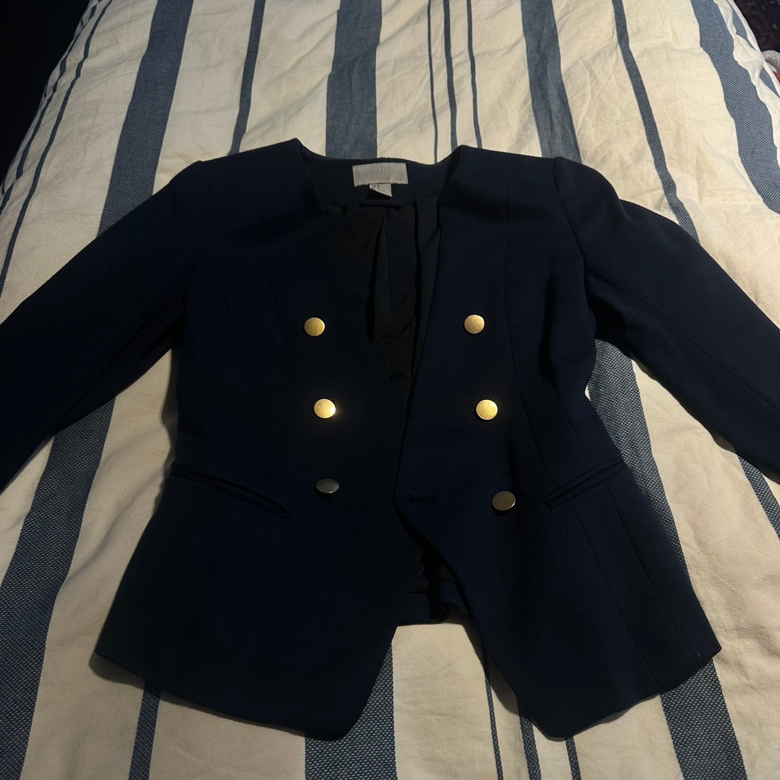 Dames blazer maat 40 marineblauw, Kleding | Dames, Ophalen of Verzenden, Zo goed als nieuw, Maat 38/40 (M)