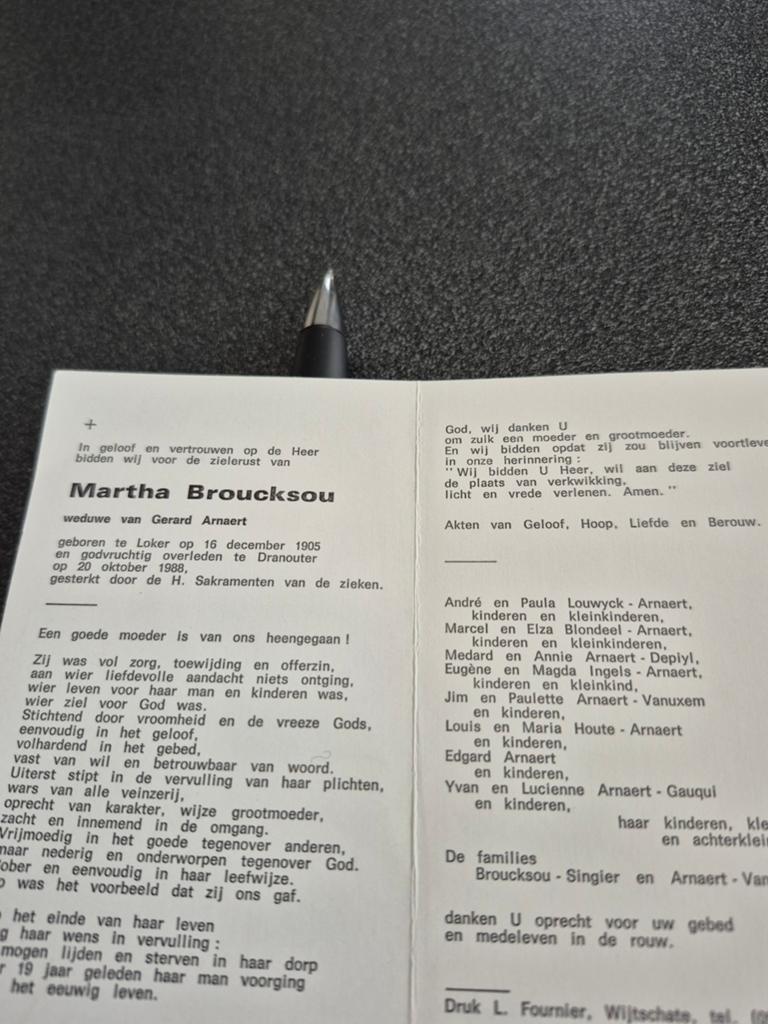 Bidprentjes Loker, Verzenden