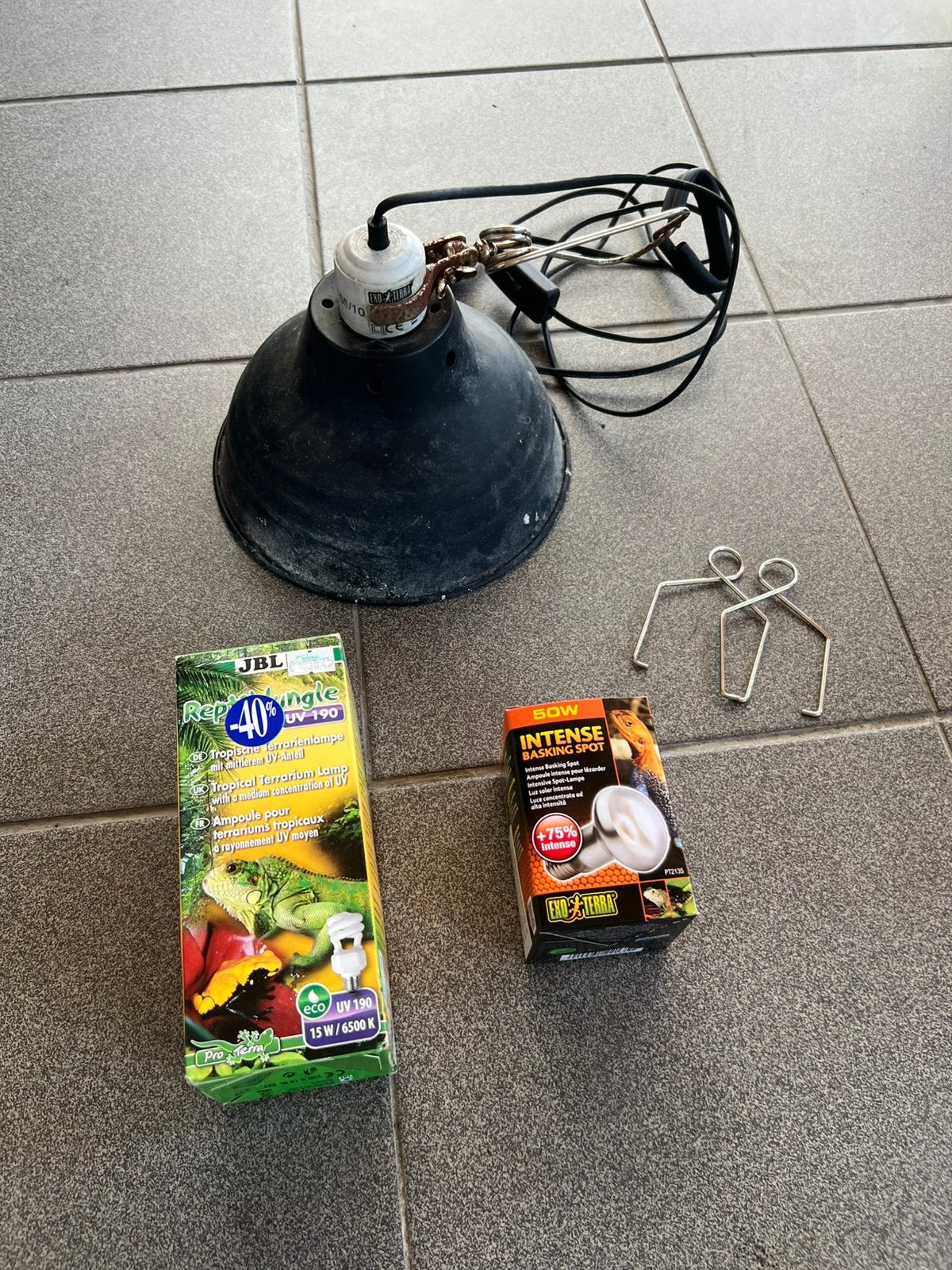 Warmtelamp/uv lamp, Dieren en Toebehoren, Ophalen, Gebruikt
