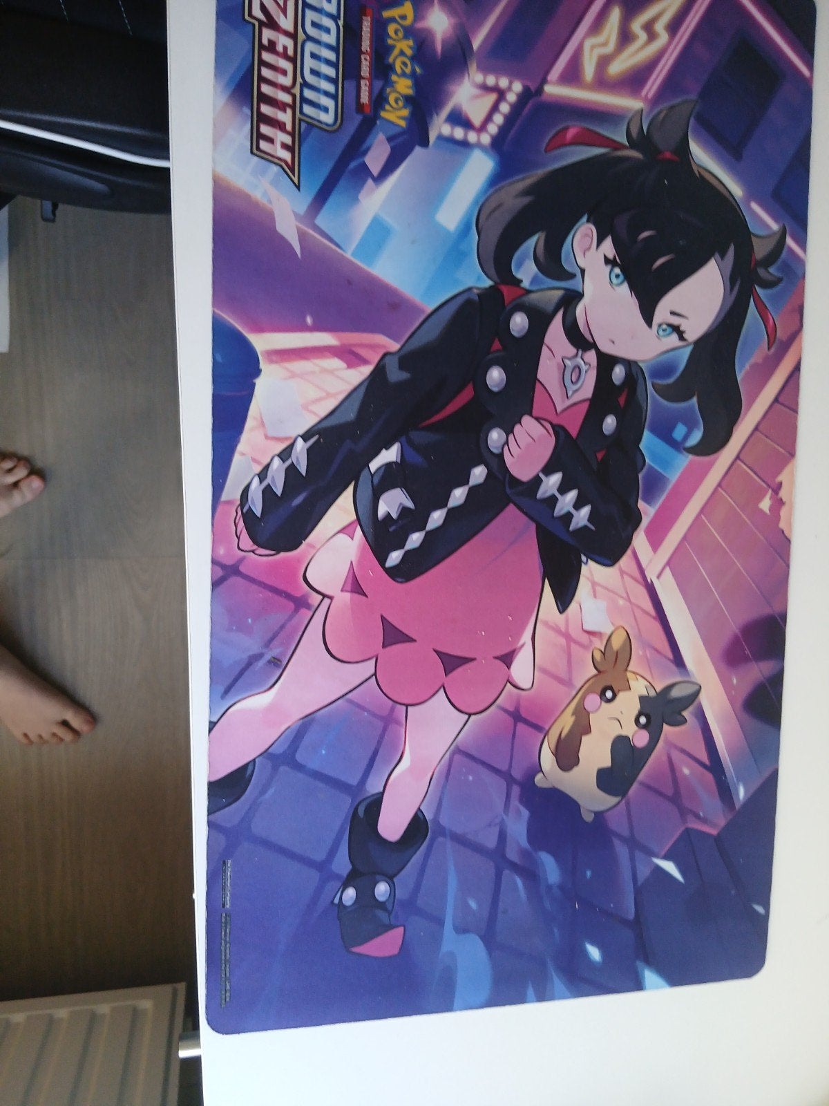 pokemon mousemat crown zenith, Verzamelen, Ophalen, Deurposter of groter, Rechthoekig Liggend, Zo goed als nieuw