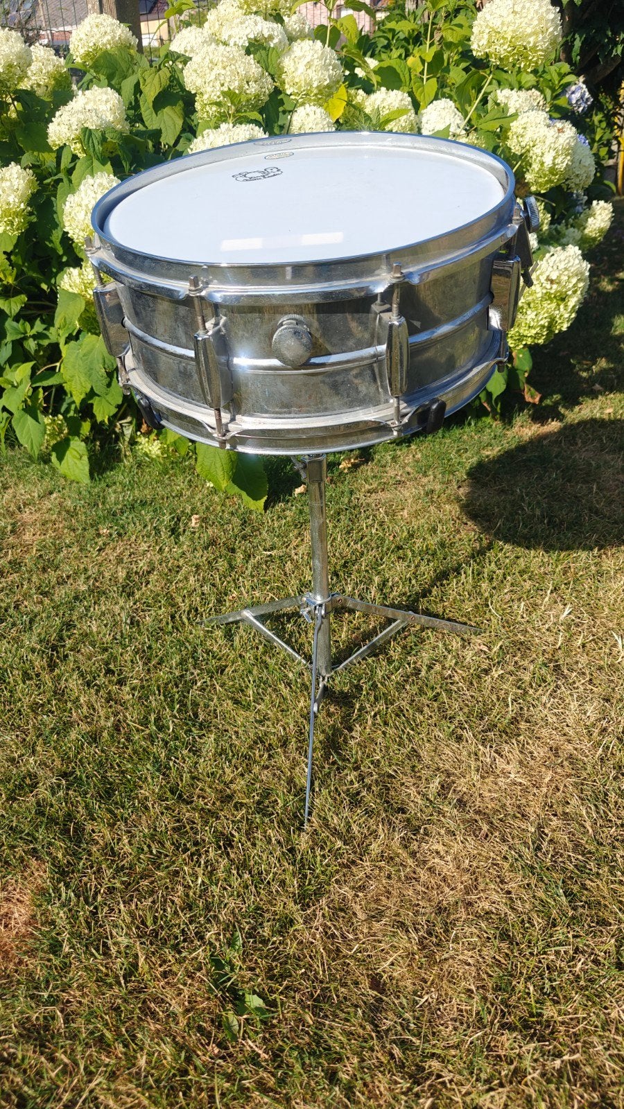snaredrum (snaardrum) met statief, Muziek en Instrumenten, Ophalen, Gebruikt