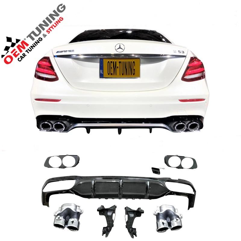 Mercedes-Benz E-Class W213 E53 AMG S Diffuser | 2016-2020 |, Mercedes-Benz, Nieuw, Ophalen of Verzenden, Achter
