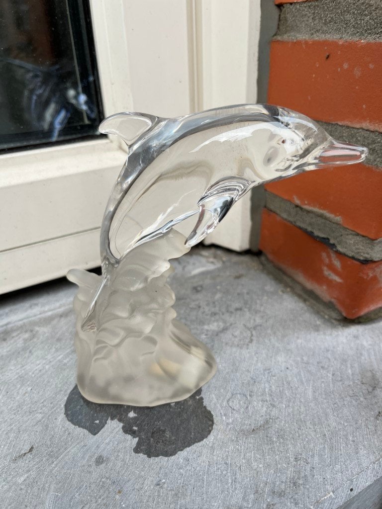 Glazen dolfijn, Verzamelen, Ophalen of Verzenden
