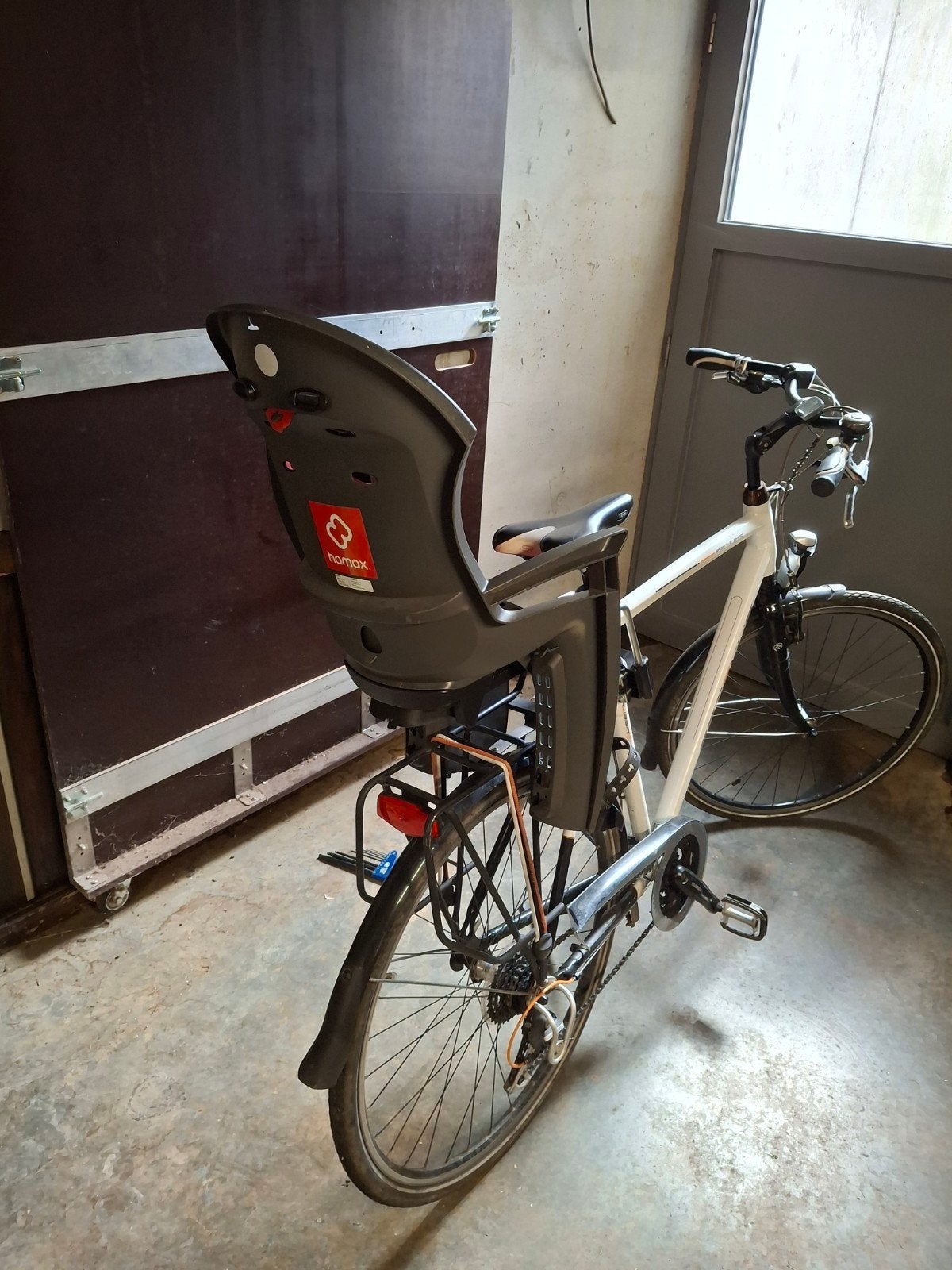 Fietsstoeltje, Repose-pieds, Comme neuf, Enlèvement, Hamax
