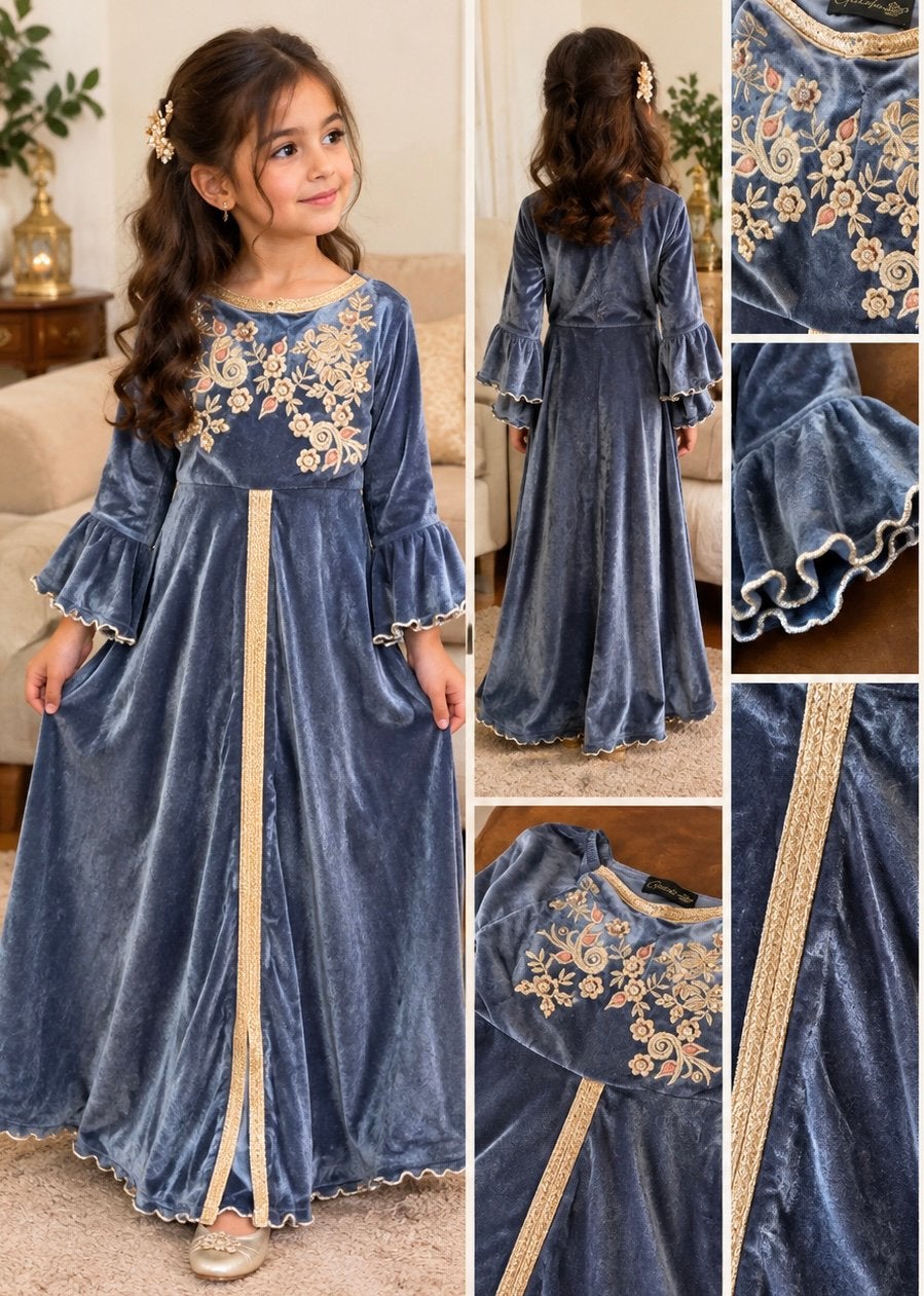 Caftan traditionnel algérien fillette 6-10 ans, Enlèvement, Neuf