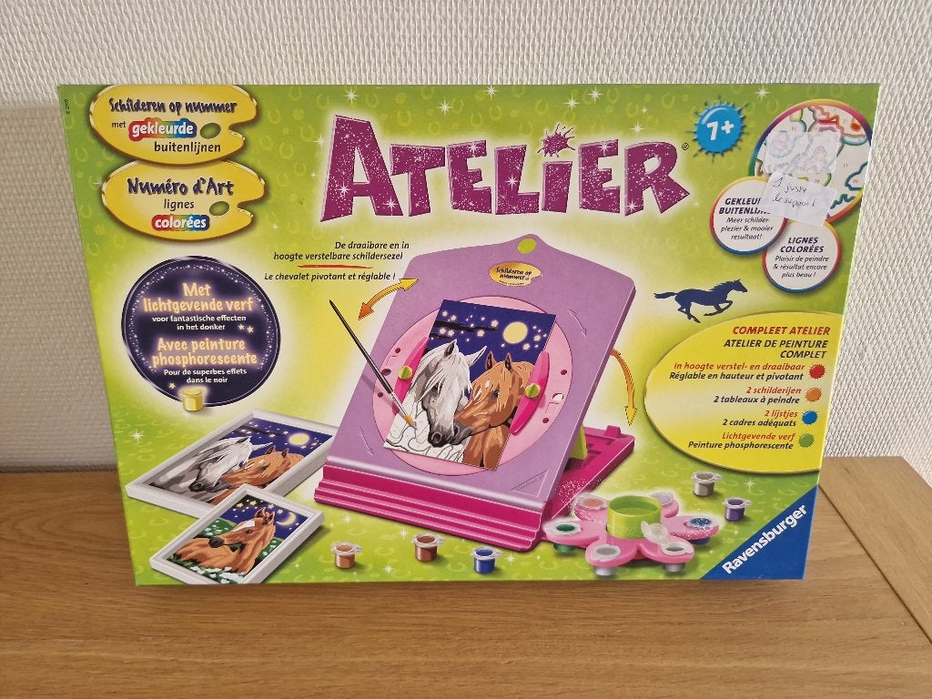 Jeu " Atelier " (peinture) - Ravensburger - 7 ans et +, Enlèvement ou Envoi, Utilisé, Bricolage