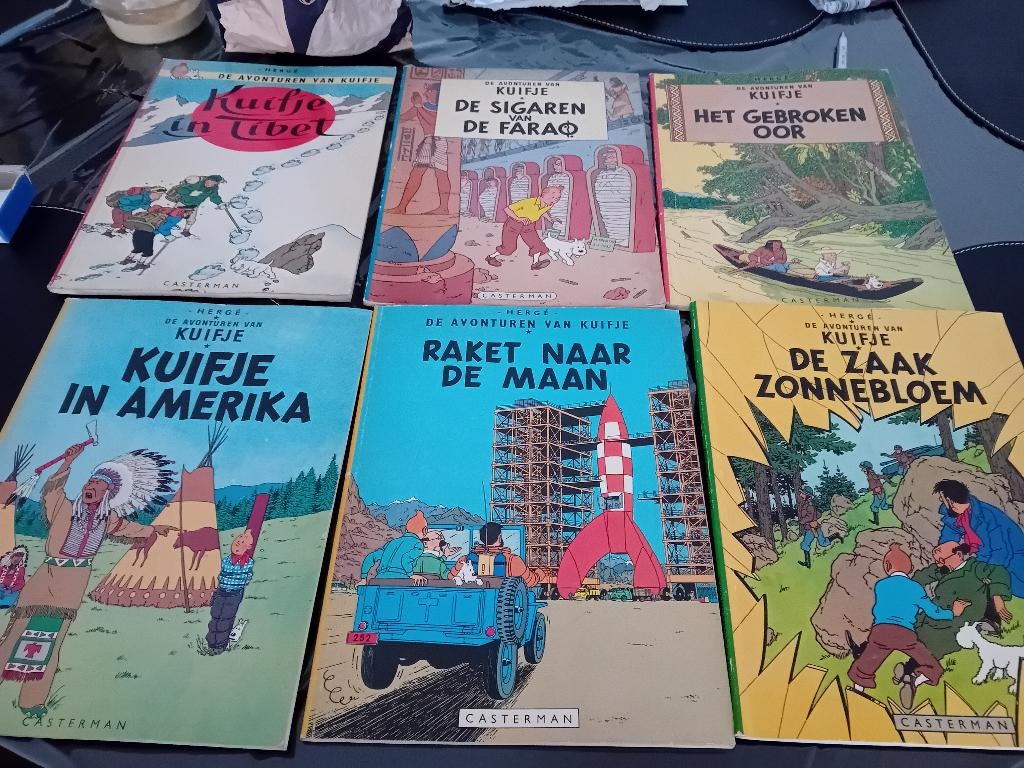 6 tintin version  flamand, Collections, Enlèvement ou Envoi, Tintin