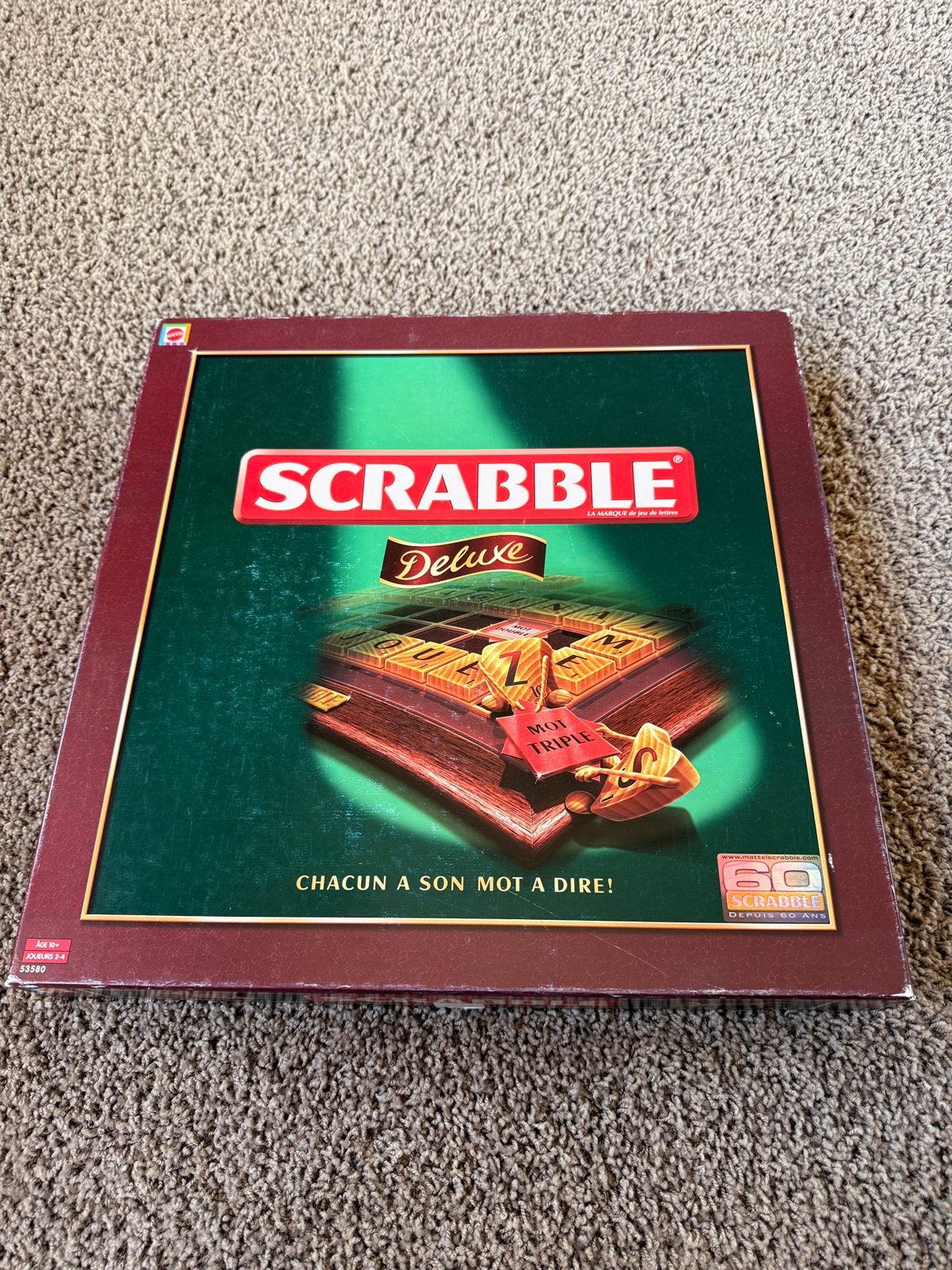 Scrabble De Luxe, Ophalen, Zo goed als nieuw