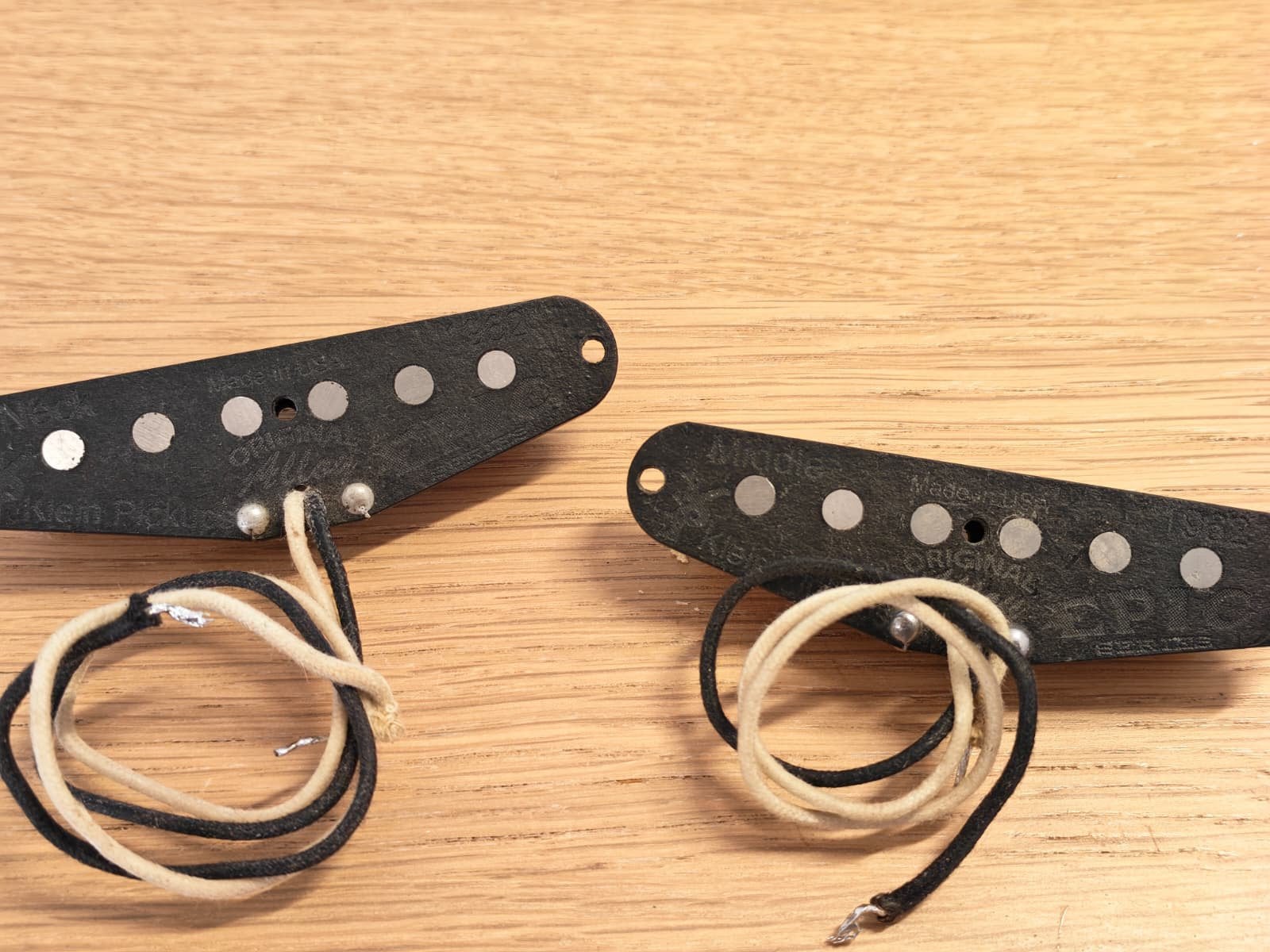 Klein Epic 62 mid & neck Stratocaster pickups, Enlèvement ou Envoi, Utilisé, Guitare électrique
