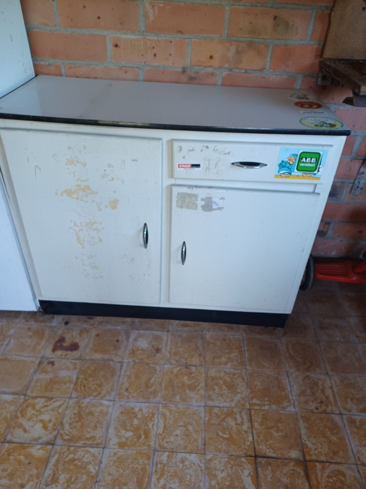 vintage kast, Ophalen