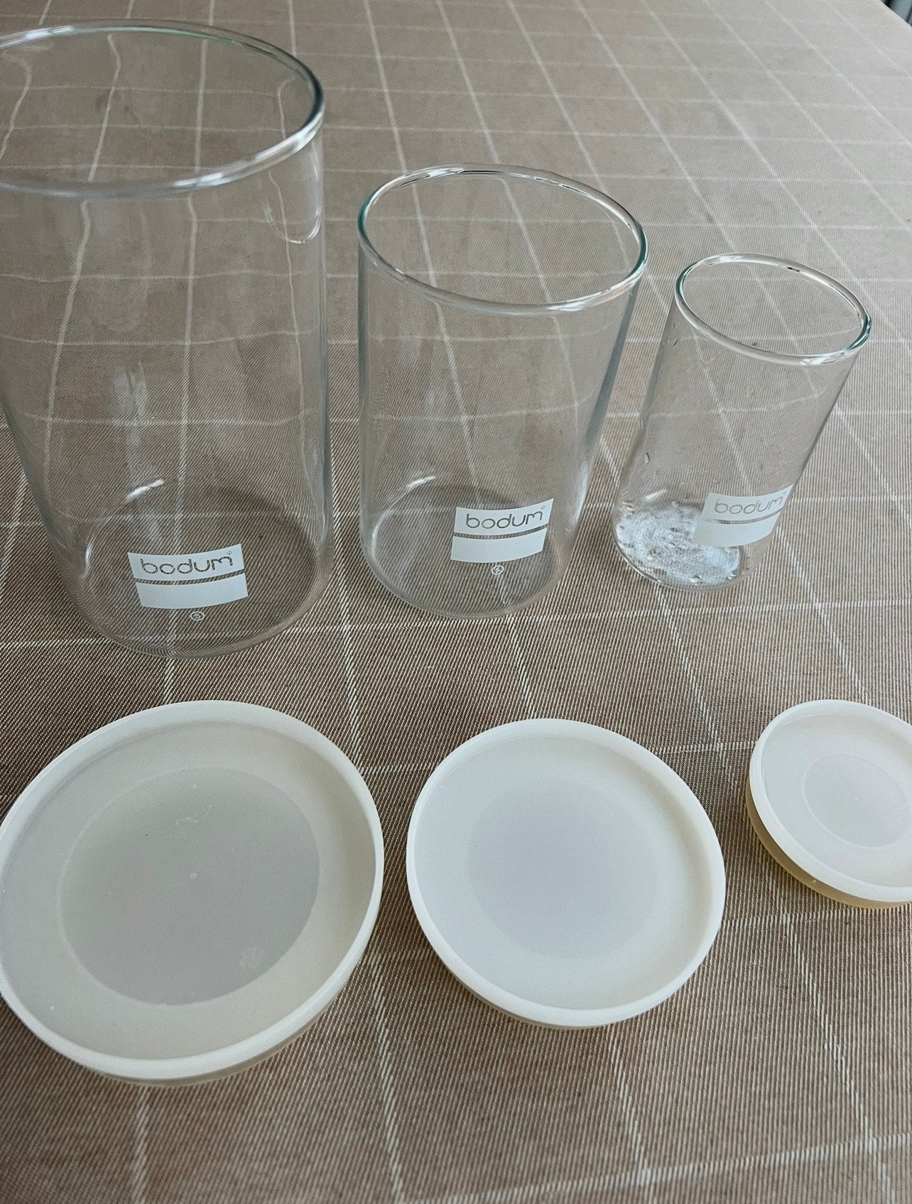 Ensemble de bocaux en verre Boeum avec couvercles, Maison & Meubles, Cuisine | Casseroles & Poêles, Enlèvement, Comme neuf