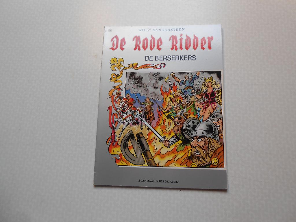 Rode ridder 184 De Berserkers 2001 1 ste druk., Boeken, Willy Vandersteen, Eén stripboek, Nieuw, Ophalen of Verzenden