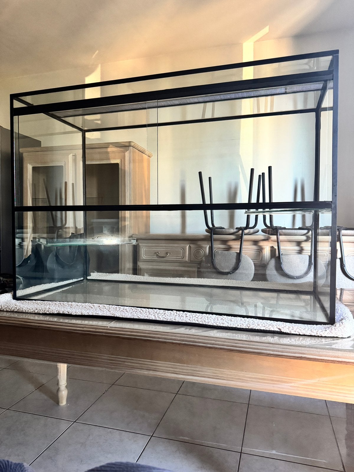 XXL Terrarium voor knaagdieren of reptielen, Ophalen, Kooi, 110 cm of meer, Gebruikt