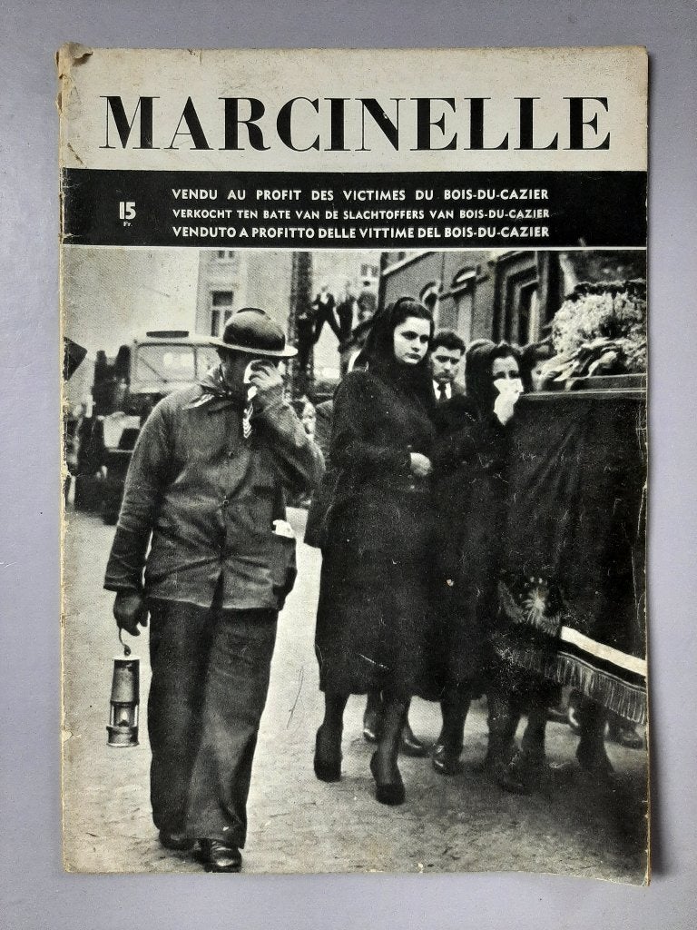 Livre sur la catastrophe du bois du cazier - Marcinelle, Enlèvement ou Envoi, 20e siècle ou après, Utilisé