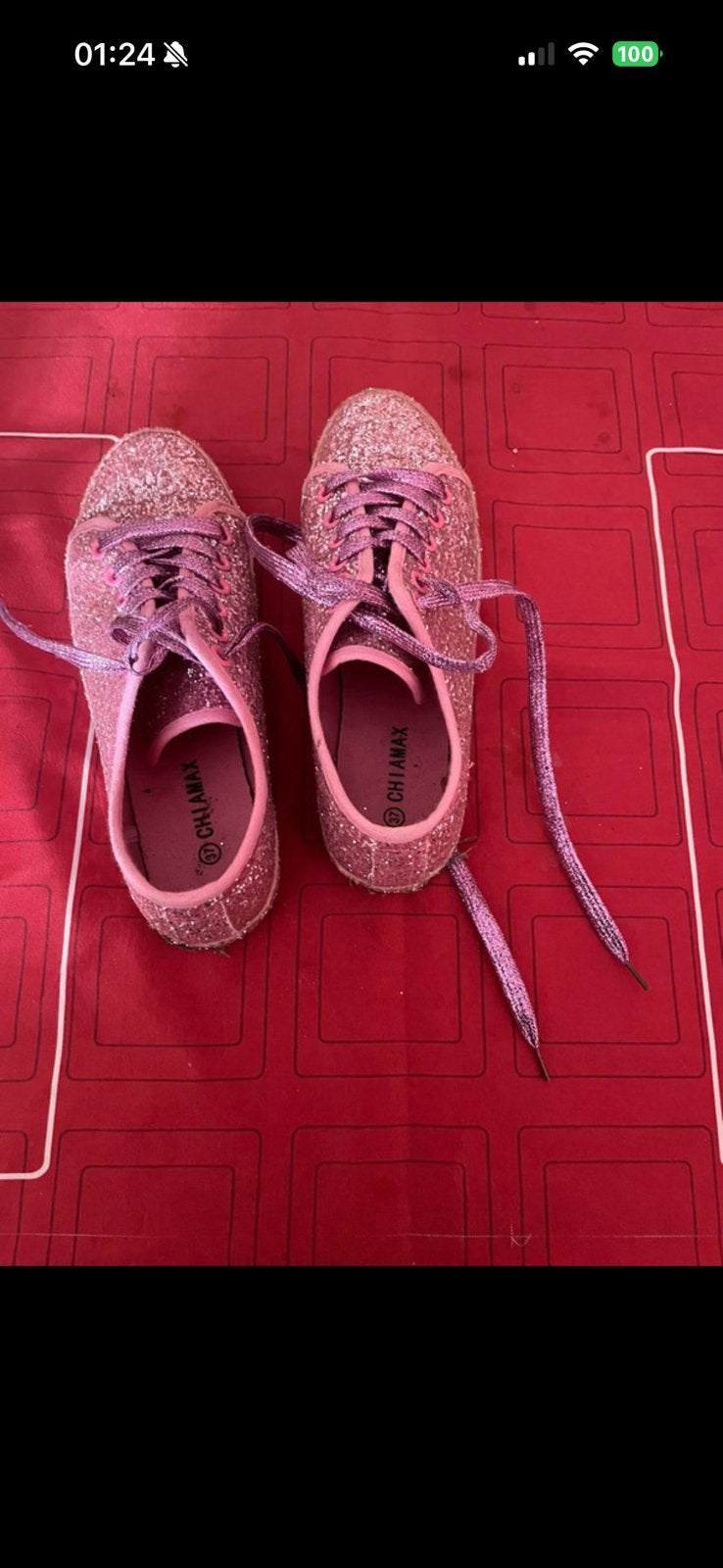 Roze glitter schoenen, Kleding | Dames, Schoenen, Ophalen, Zo goed als nieuw, Roze