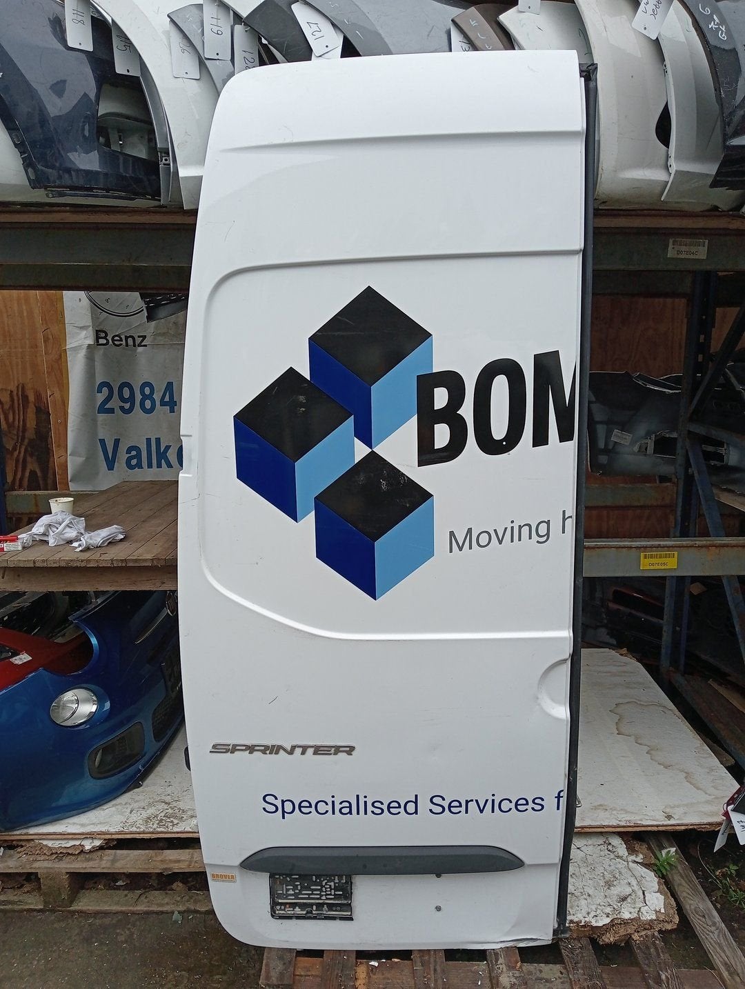 ACHTERKLEP MERCEDES-BENZ SPRINTER 3,5-T VAN (B906) 314 CDI (, Gebruikt, Ophalen of Verzenden, Achter, -