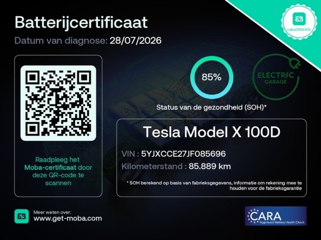 X100D *6PL *Garantie* AP améliorée * SoH85%, Autos, Tesla, Achat, Entreprise, 5 portes, Automatique