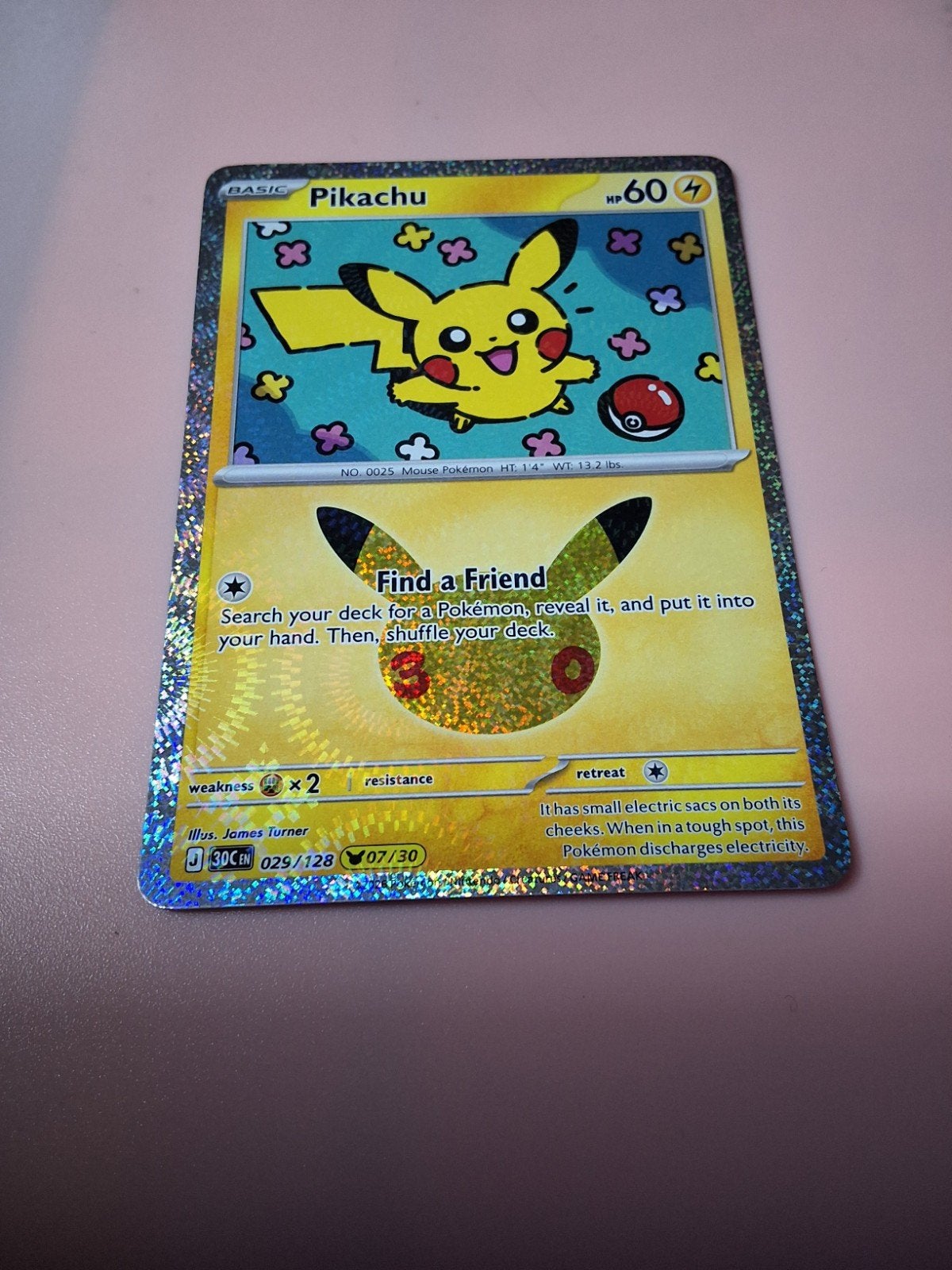 Pikachu Holo 029/128, Ophalen