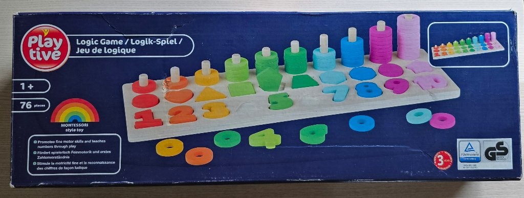 Jeu de logique en bois Playtive neuf, Ophalen of Verzenden, Nieuw