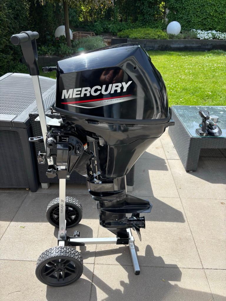 Télécommande 4 temps Mercury 10 HP, 5 à 10 ch, Comme neuf, Moteur hors-bord, Essence