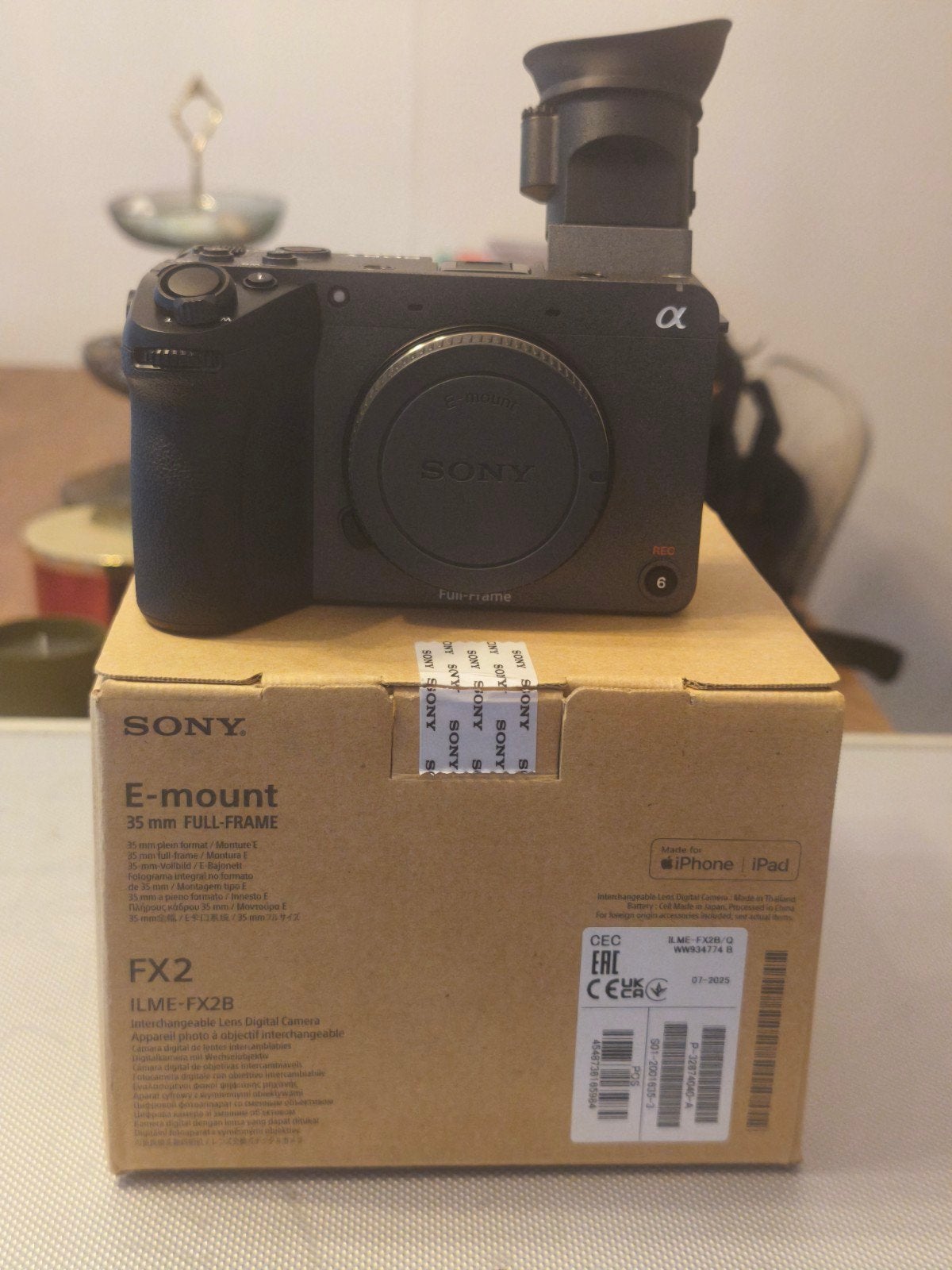 Sony FX2, Audio, Tv en Foto, Fotocamera's Digitaal, Ophalen, Sony