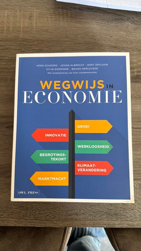 Wegwijs in economie, Boeken, Ophalen, Zo goed als nieuw