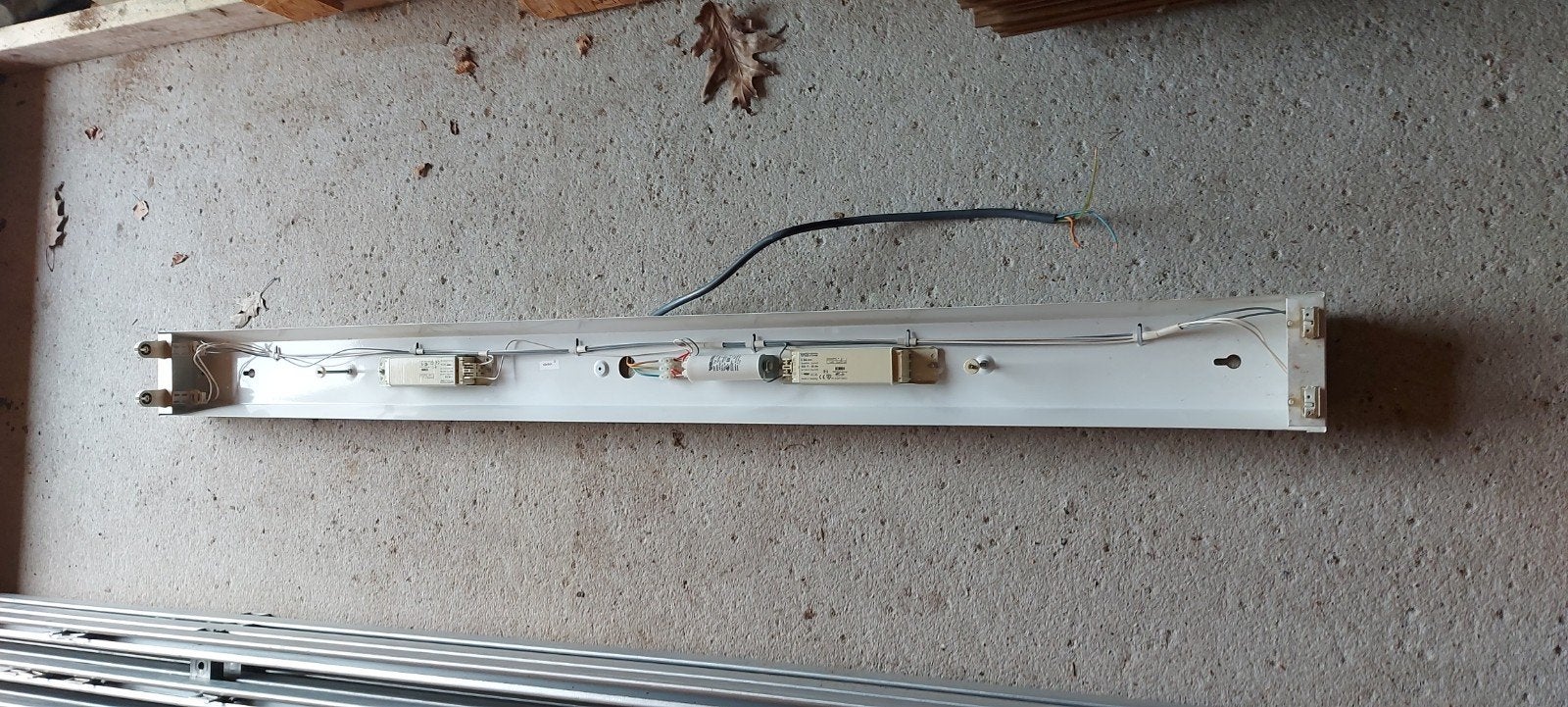 TL armatuur dubbel 150cm met reflector, Doe-het-zelf en Bouw, Ophalen, Gebruikt, Minder dan 50 watt, Armatuur