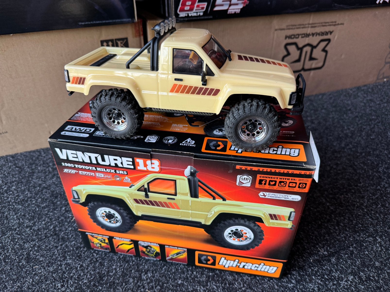 Hpi Venture 1/18 Brushless versie Als Nieuw, Enlèvement ou Envoi, Comme neuf