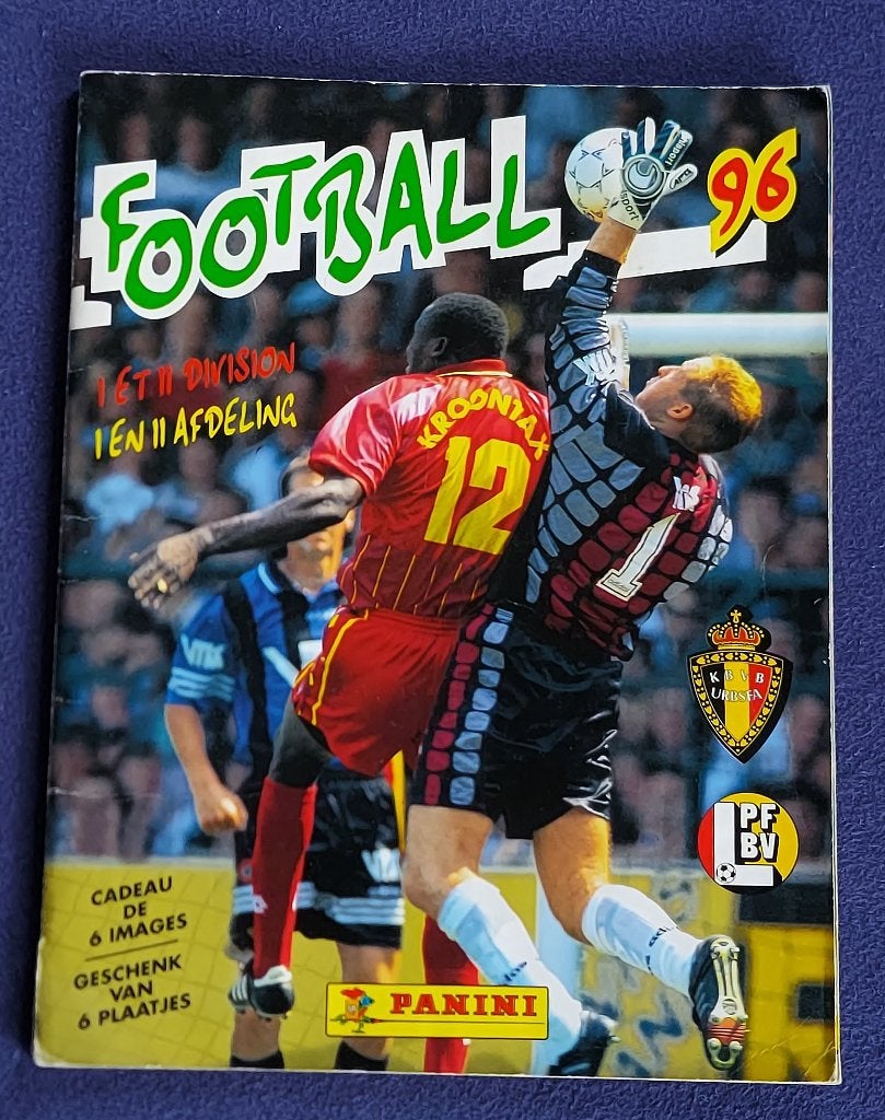 Panini sticker voetbal album ' FB 1996 ' -compl-, Enlèvement ou Envoi, Comme neuf, Plusieurs autocollants