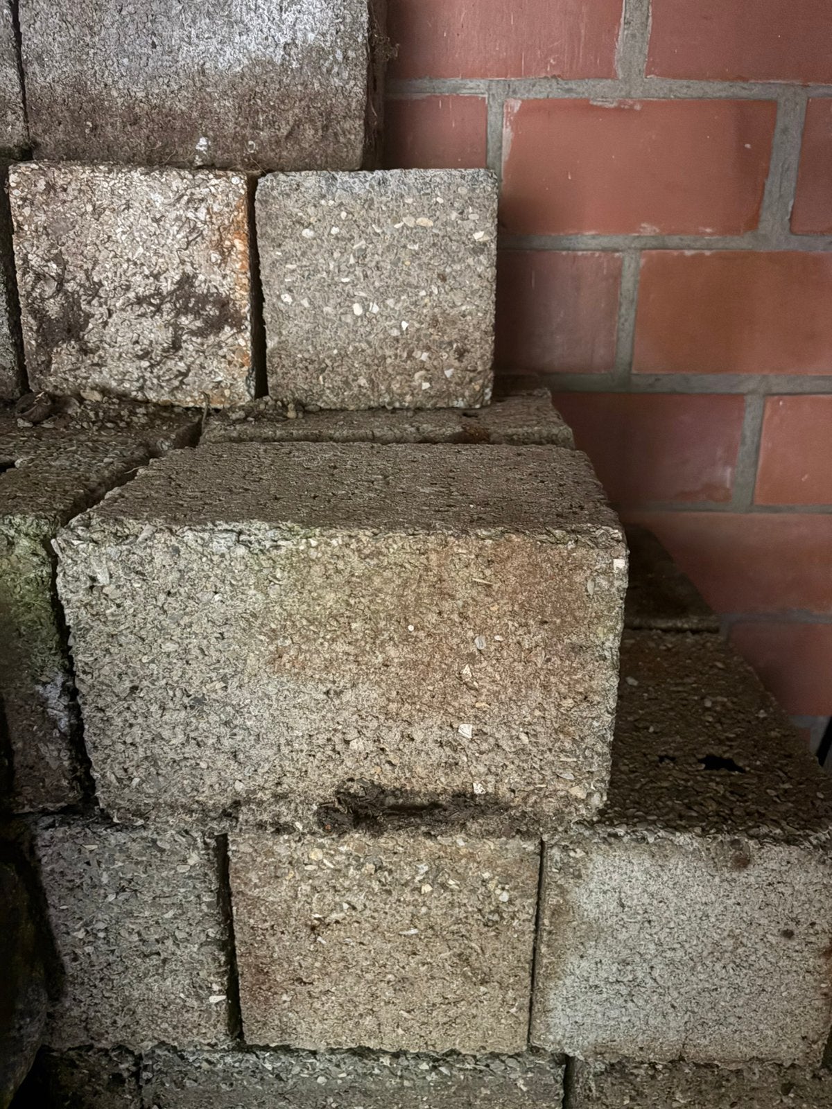Funderingsstenen, Tuin en Terras, Tegels en Klinkers, Ophalen, Gebruikt, Overige typen, 10 m² of meer