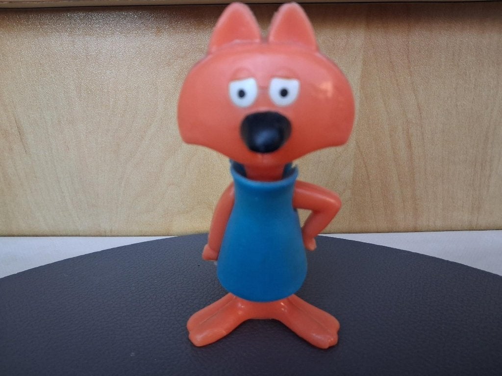 Vintage figuur Hanna Barbera Foxi, Ophalen of Verzenden, Gebruikt