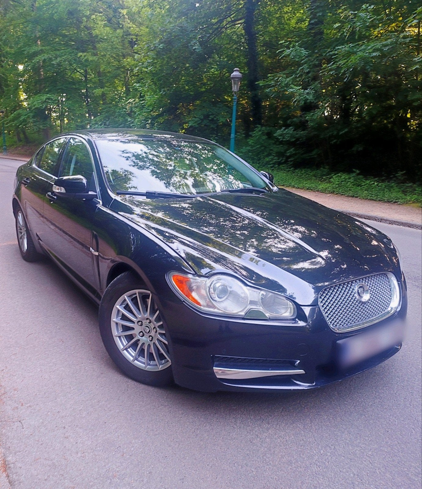 Jaguar XF 2.7 V6 Diesel, avec ou sans CT, moteur/boîte ok, Autos, Cuir, Achat, Entretenue par le concessionnaire, Noir