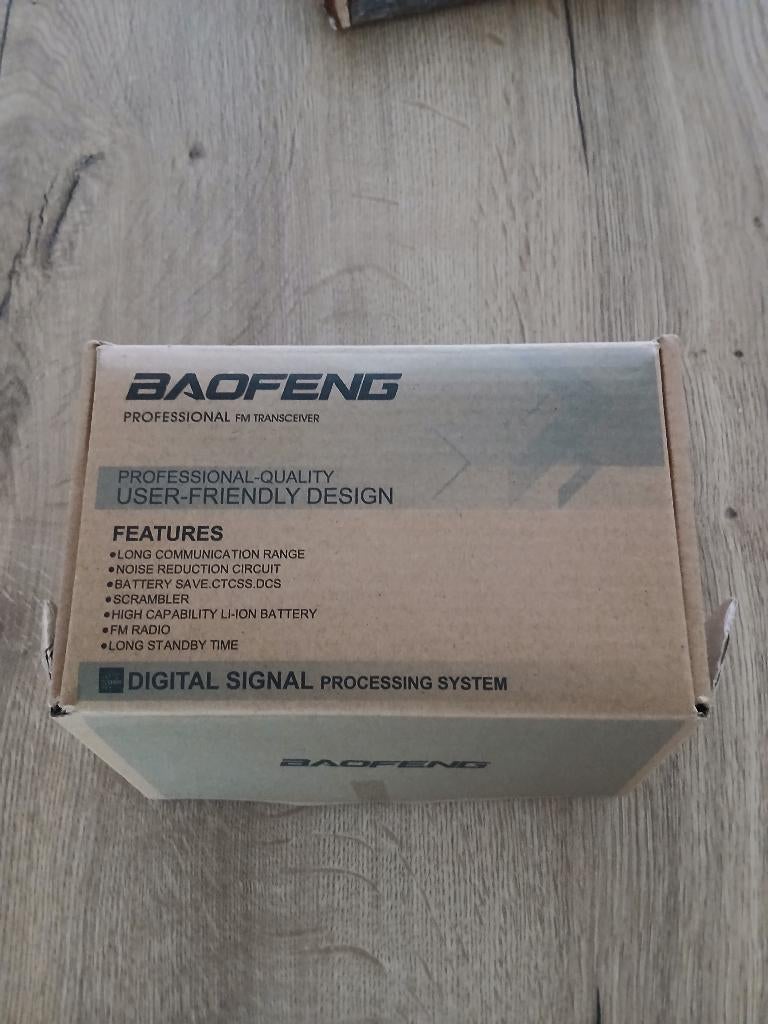 Baofeng zender, Enlèvement, Utilisé, Émetteur