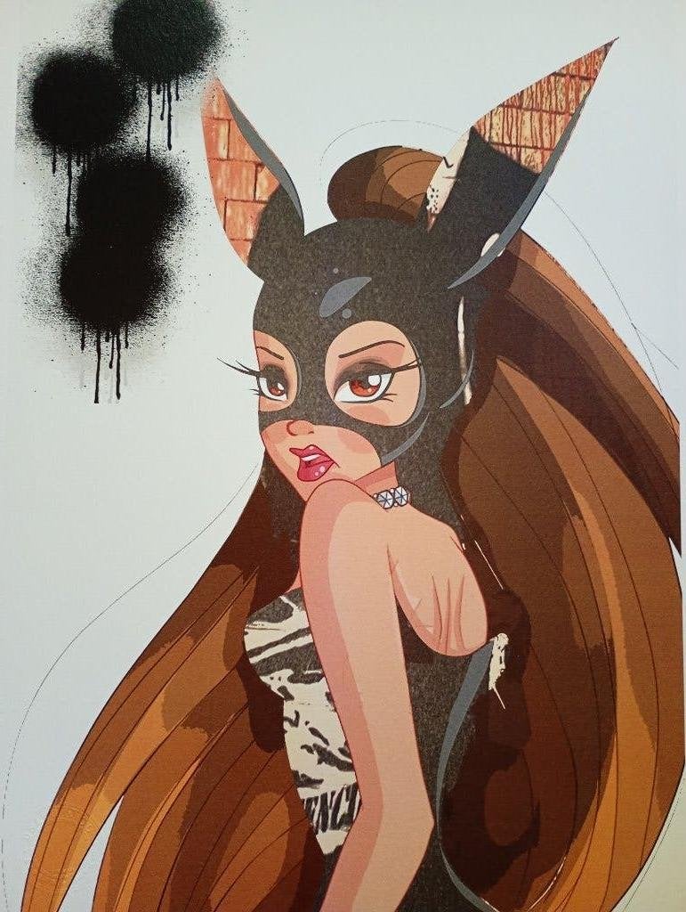 Arianna Grande pop-Art, Antiquités & Art, Art | Lithographies & Sérigraphies, Avec certificat d'authenticité, Enlèvement ou Envoi