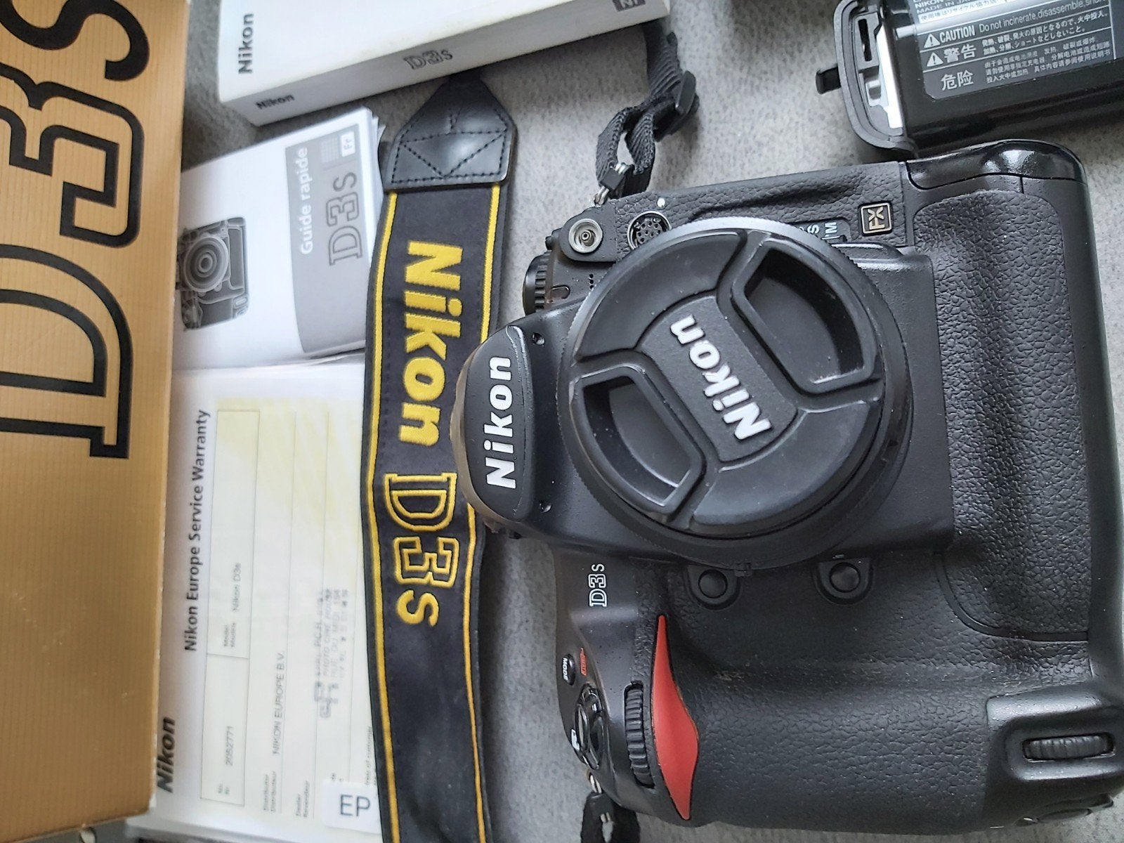 Nikon D3s, 128k, Nikon AF 50 mm 1 ; objectif 1.4, boîte, cha, Enlèvement ou Envoi, Batterie, Comme neuf, Nikon
